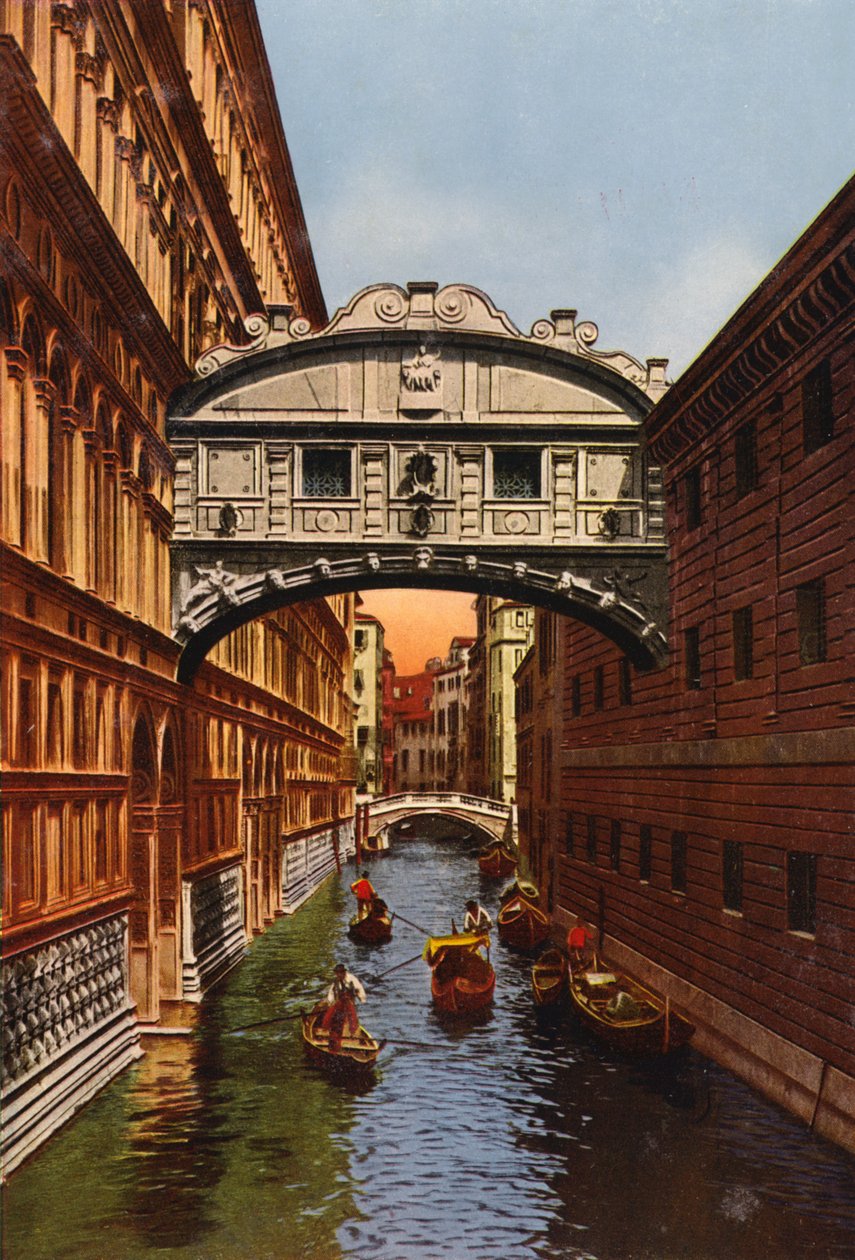 Venezia / Velence: Sóhajok hídja (színes fénykép) alkotó: Italian Photographer