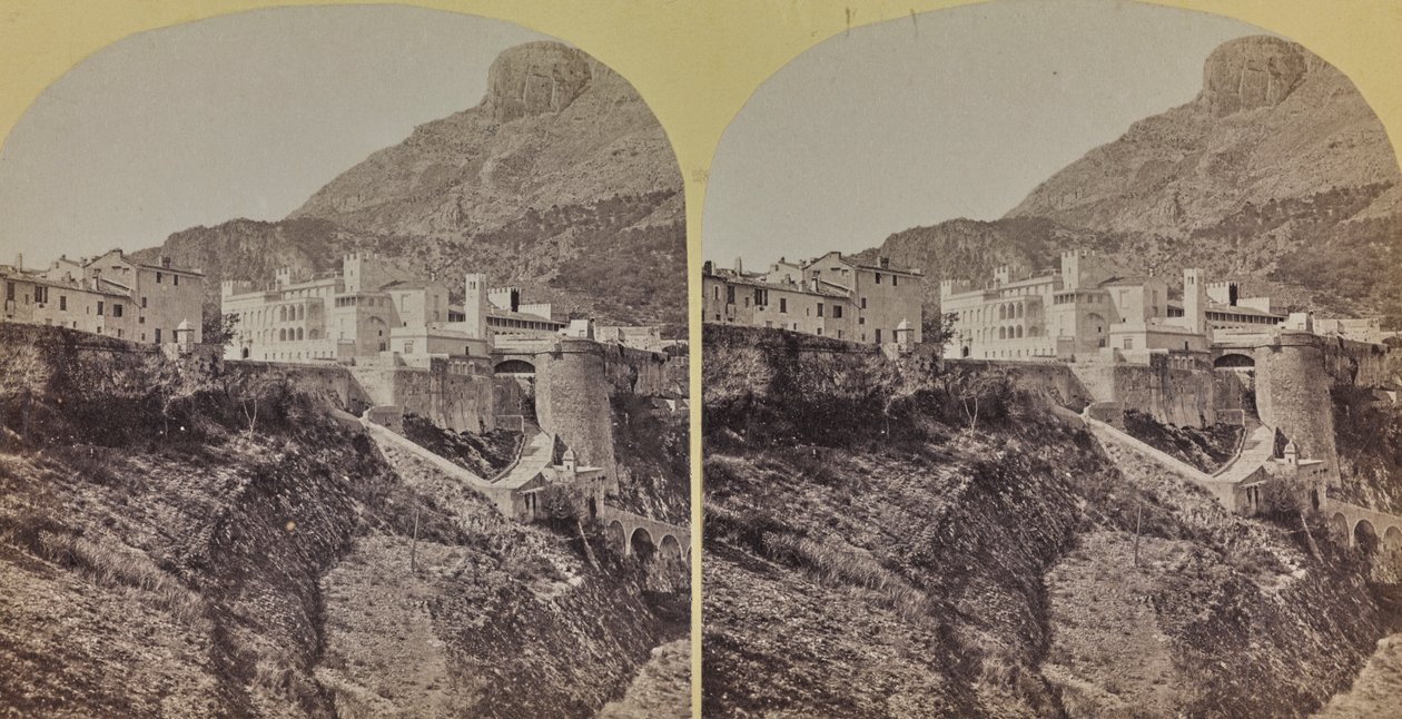 Kilátás a hercegek palotájára a Monacói Hercegségben alkotó: Italian Photographer