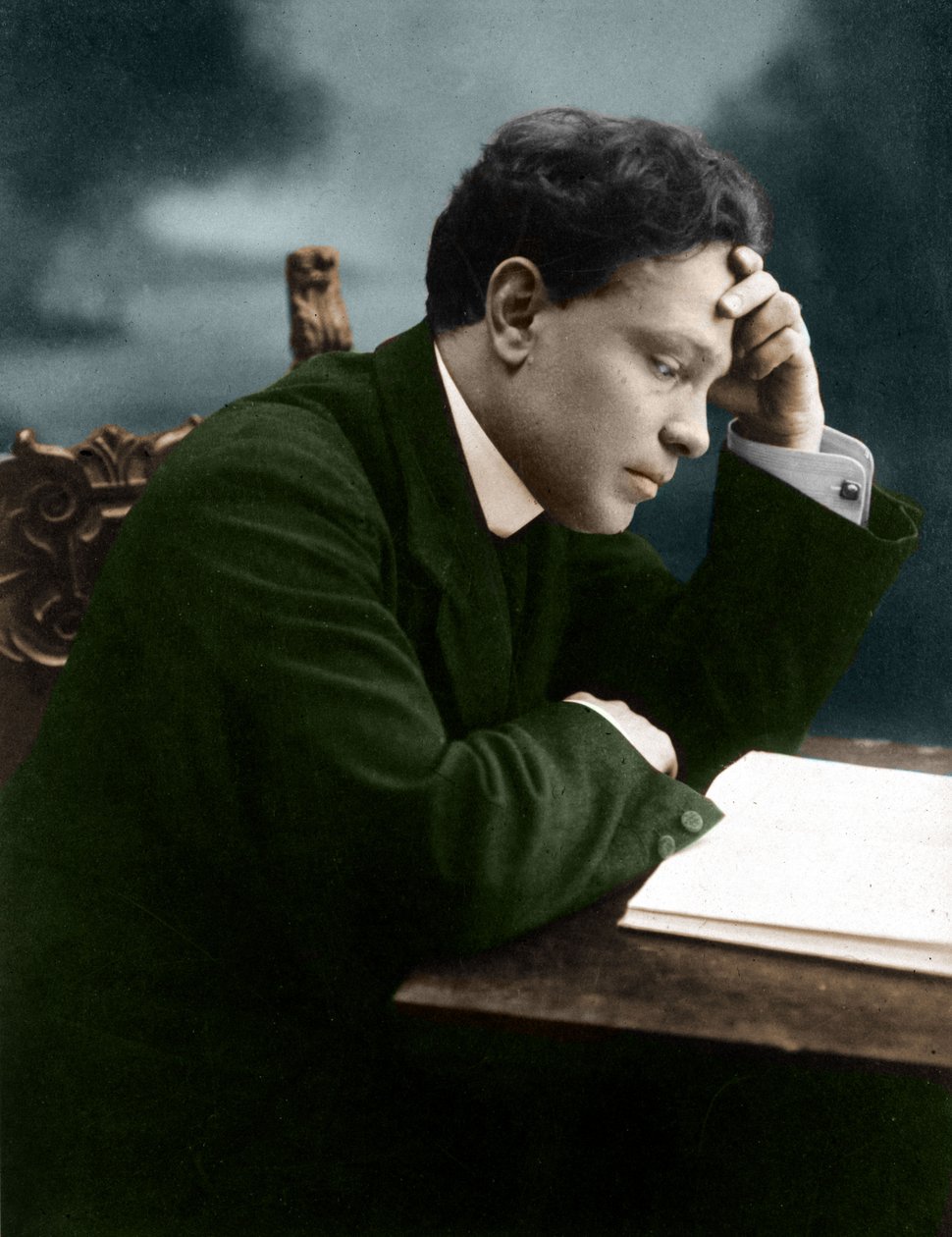 Ottorino Respighi (színes fotó) alkotó: Italian Photographer Italian Photographer