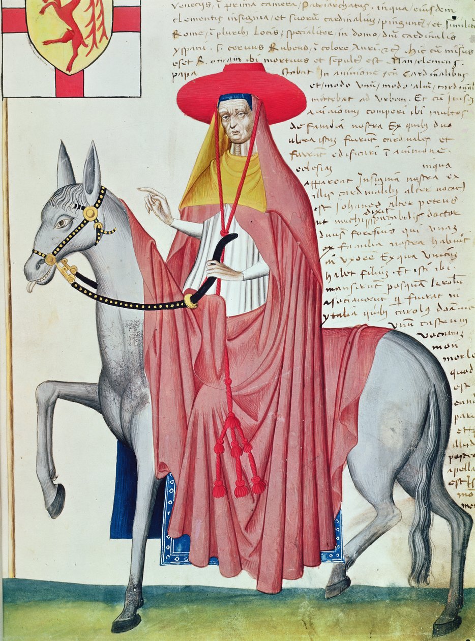 Egy püspök, a Codex Capodilistából (vellum) alkotó: Italian School
