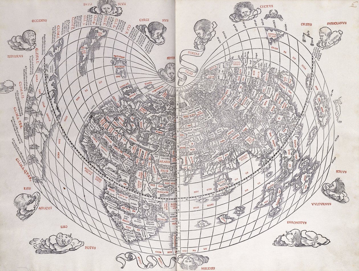 A világtérkép, 1511 alkotó: Italian School