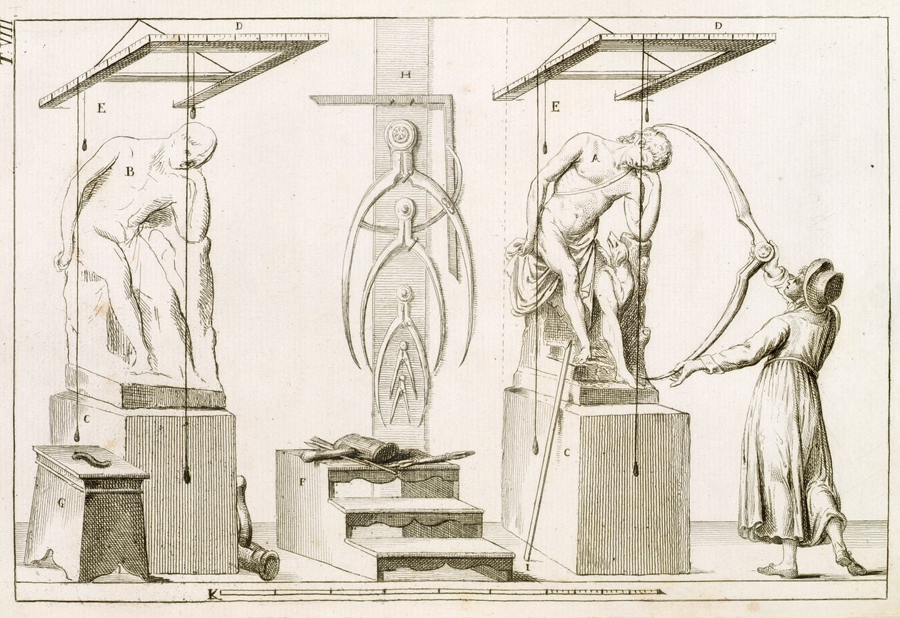 Szobrászstúdió, 1800 körül alkotó: Italian School