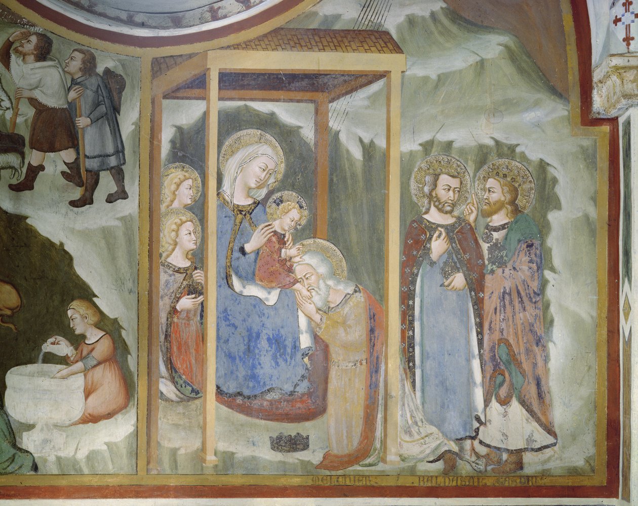 Mágusok imádása, Szűzanya kápolna alkotó: Italian School