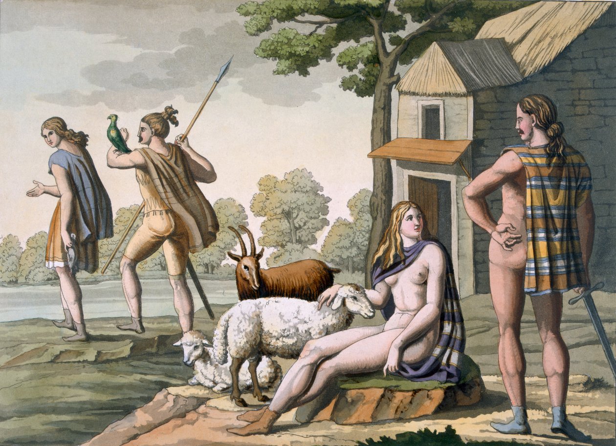 Ókori gallok, 1800-18 alkotó: Italian School
