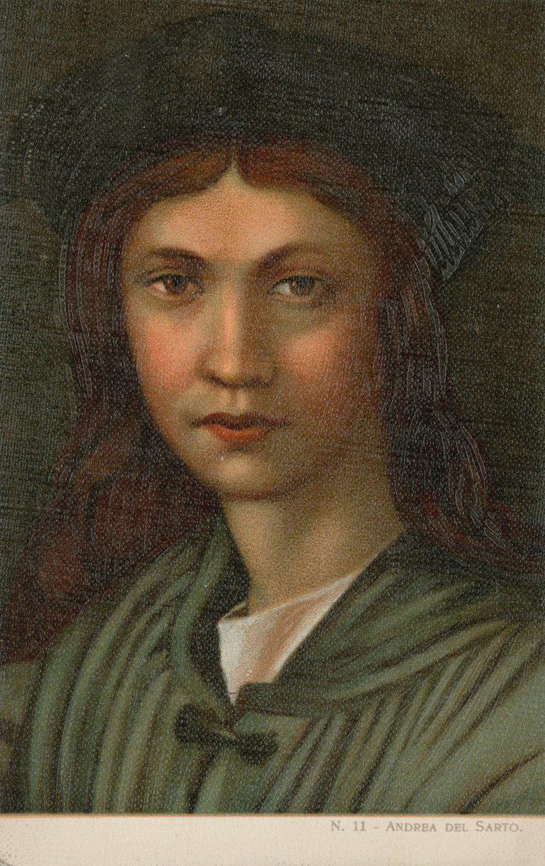 Andrea del Sarto, olasz festő (chromolitho) alkotó: Italian School