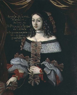 Angela Adorni, a Pörgősök Jámbor Házának hercegnője alkotó: Italian School