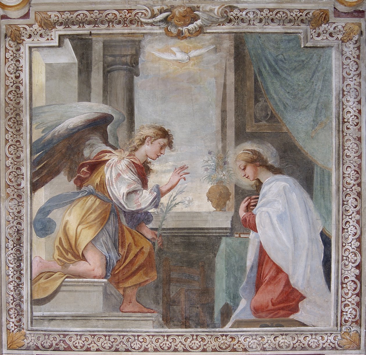 Angyali üdvözlet, Santa Margherita kápolna alkotó: Italian School