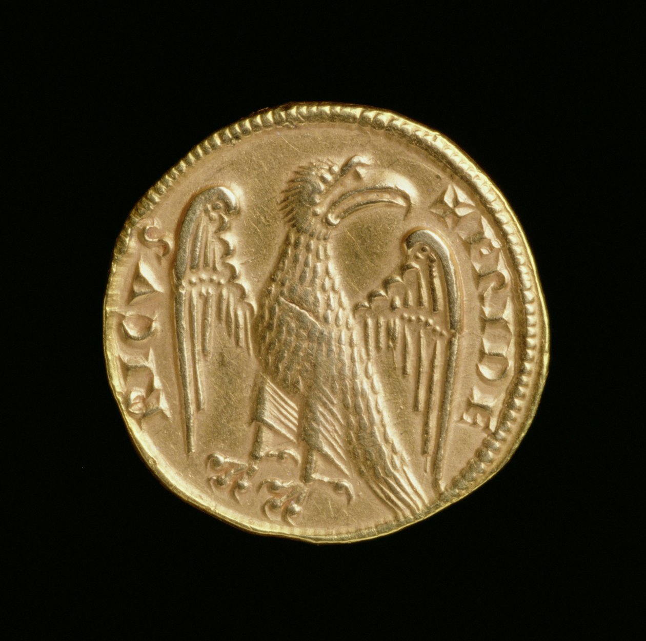 II. Frigyes Augustalis (1198-1250), Szicíliai Királyság és Dél-Olaszország, Messina Pénzverde, 1231-50 (fordított) (arany) (előlapját lásd: 168052) alkotó: Italian School