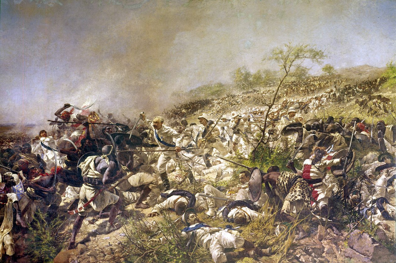 Dogali csata: Olaszország Eritreában 1887 februárjában. alkotó: Italian School