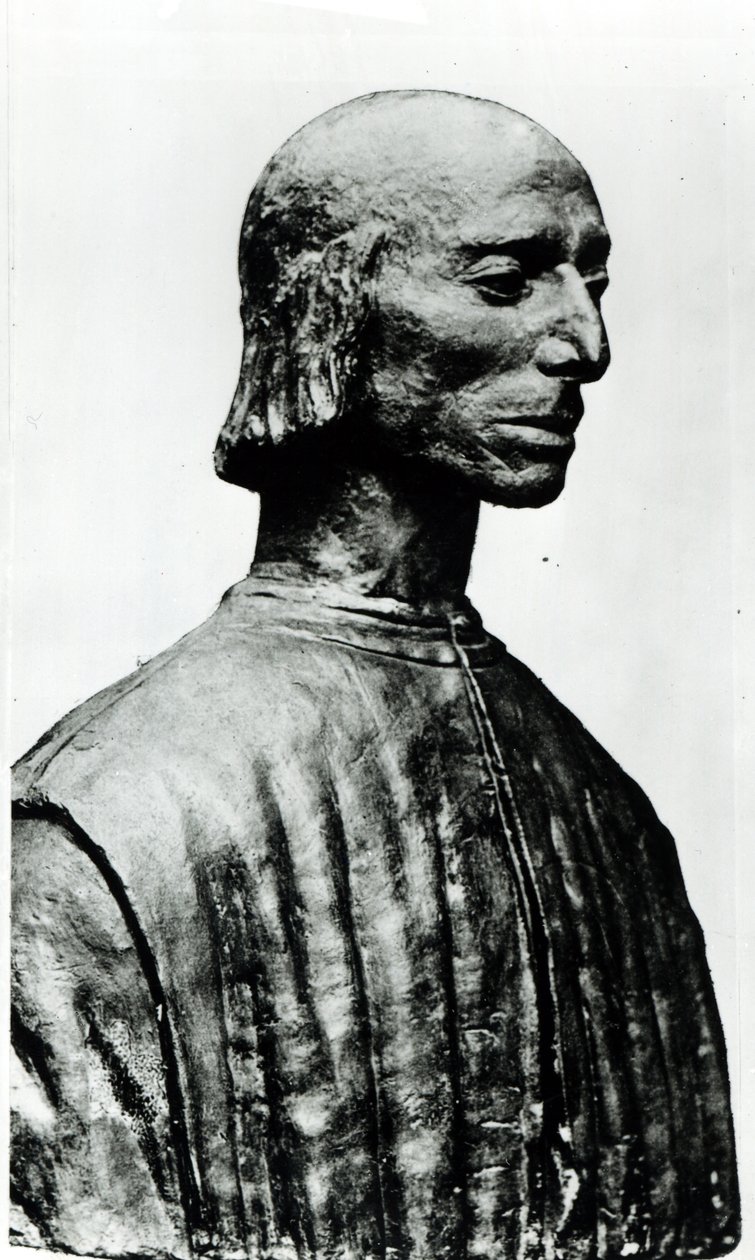 Niccolo Machiavelli (1469-1527) mellszobra alkotó: Italian School