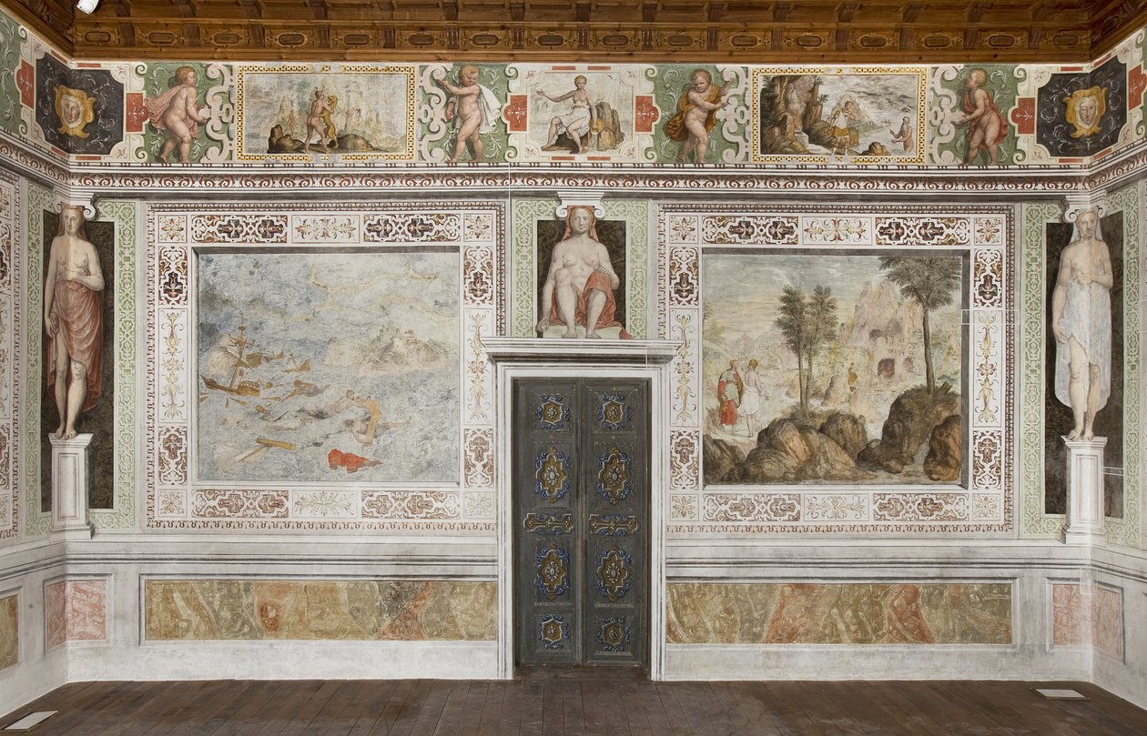 Caryatids szoba (freskó) alkotó: Italian School