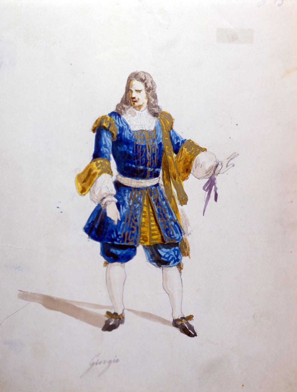 Giorgio karaktere Giuseppe Verdi „Traviátájában”. alkotó: Italian School