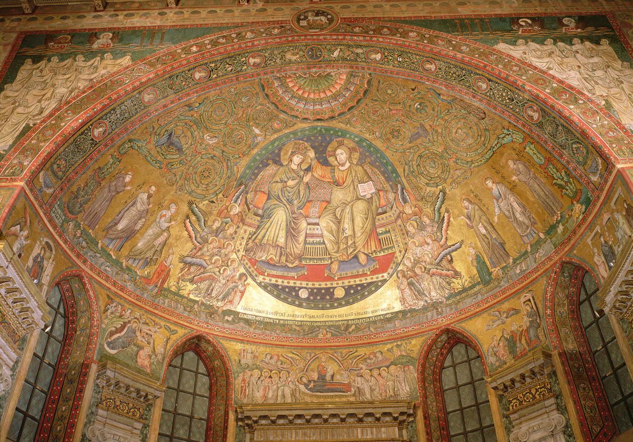 Krisztus trónolt (mozaik) alkotó: Italian School