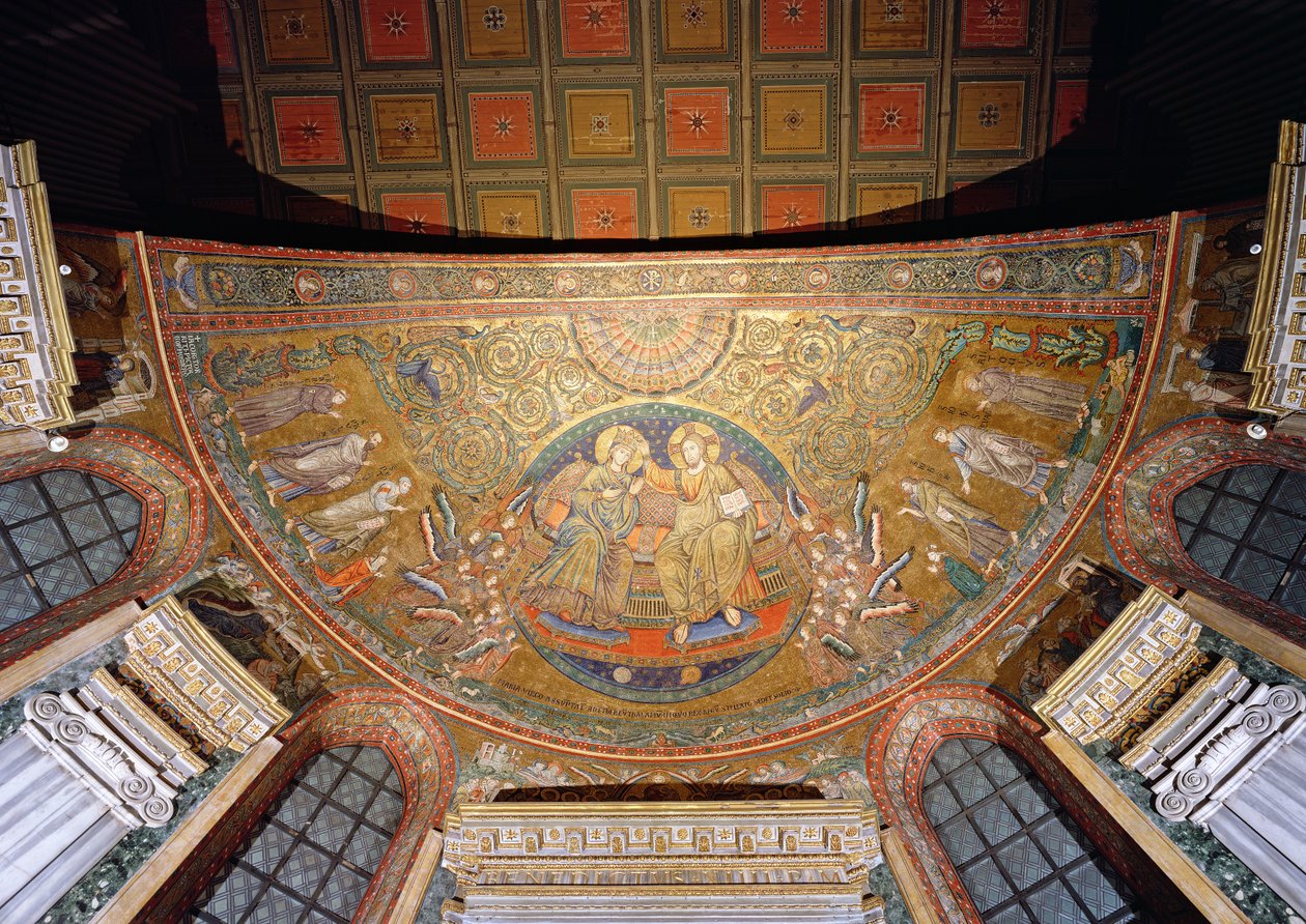 Krisztus trónolt (mozaik) alkotó: Italian School