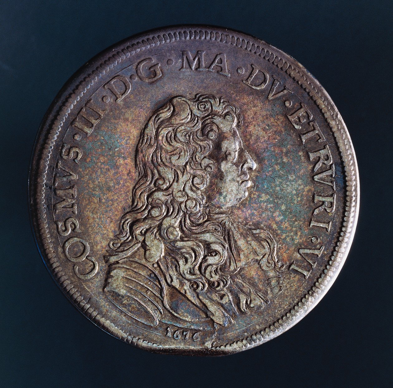 Cosimo III de Medici, Toszkána Nagyhercegség, előlap alkotó: Italian School