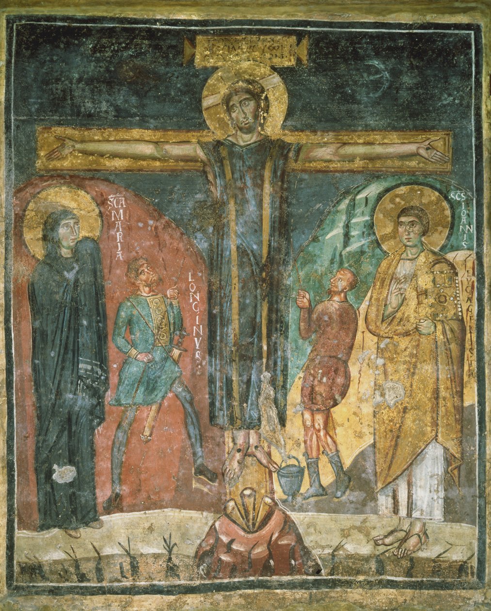 Keresztre feszítés, 741-52 alkotó: Italian School