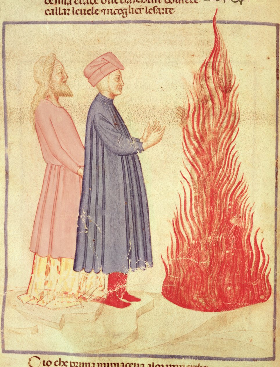 Dante és Vergilius (Kr. e. 70-19) felismerik Dante Alighieri (1265-1321) Isteni színjátékából az Ulyseust. alkotó: Italian School