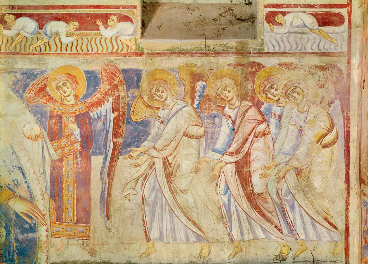 Az utolsó ítélet részlete, 1075-1100 körül alkotó: Italian School