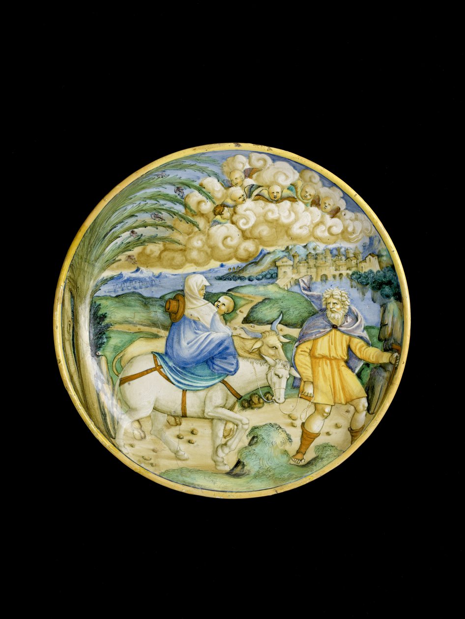 Étel a repüléssel Egyiptomba alkotó: Italian School