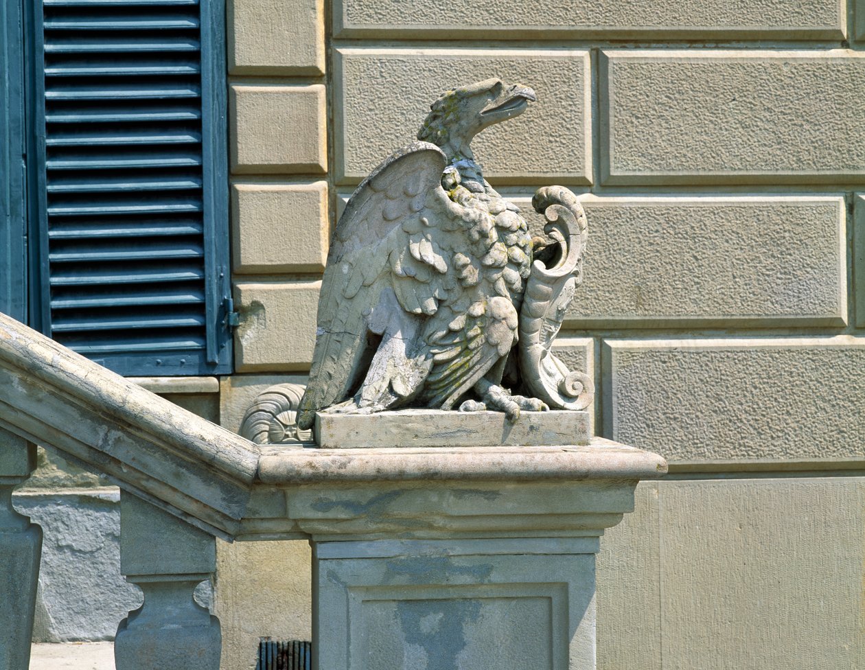 Sas és címer, Villa di Celle alkotó: Italian School