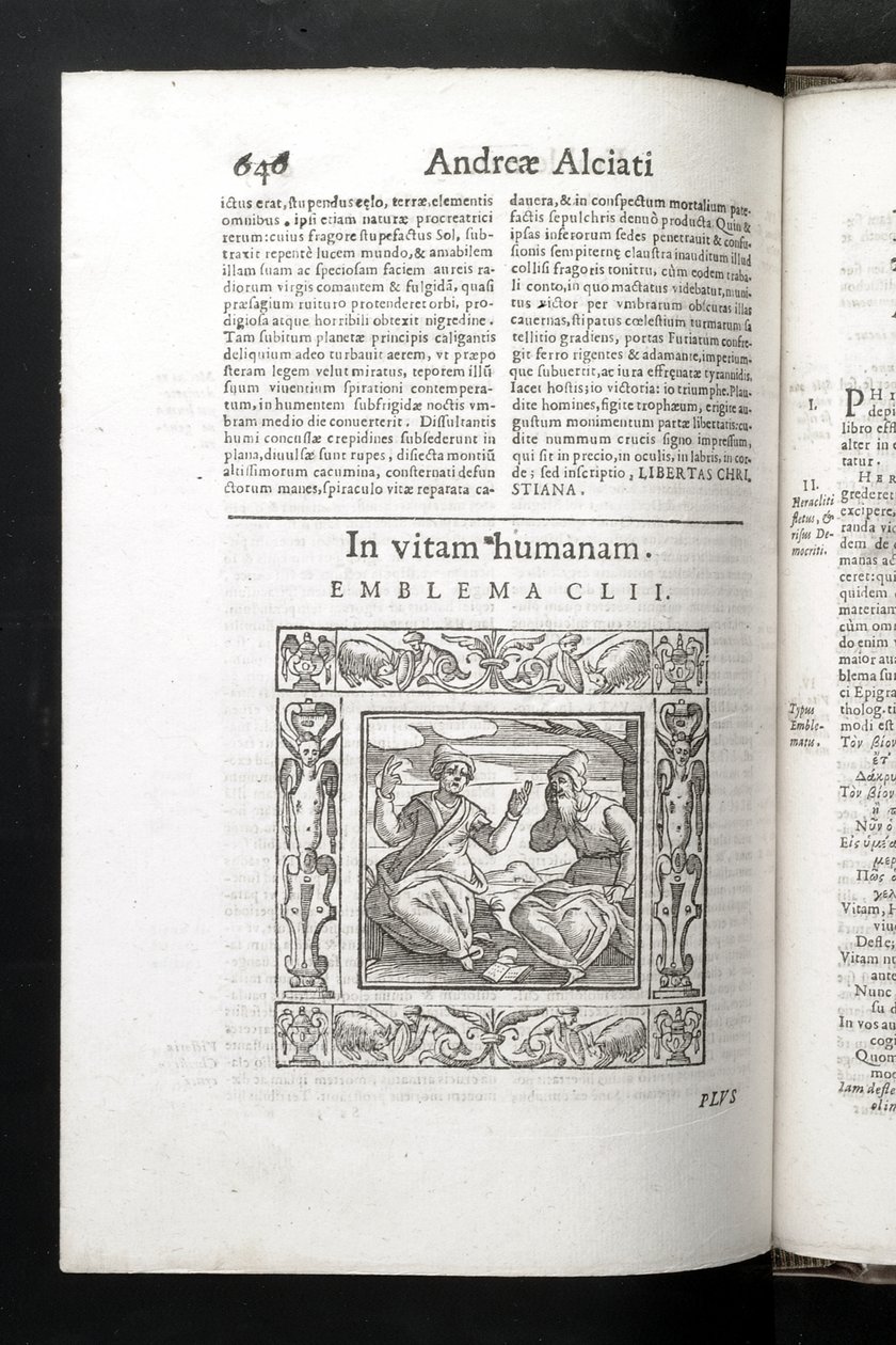 152. jelkép, Az emberi életben, Andrea Alciato Emblemata, Padova, Petro Paulo Tozzi című művéből alkotó: Italian School