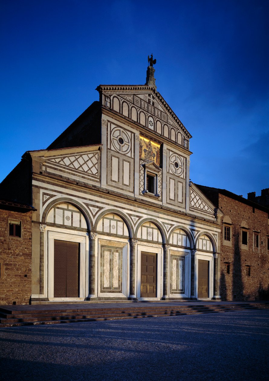 A templom homlokzata alkotó: Italian School