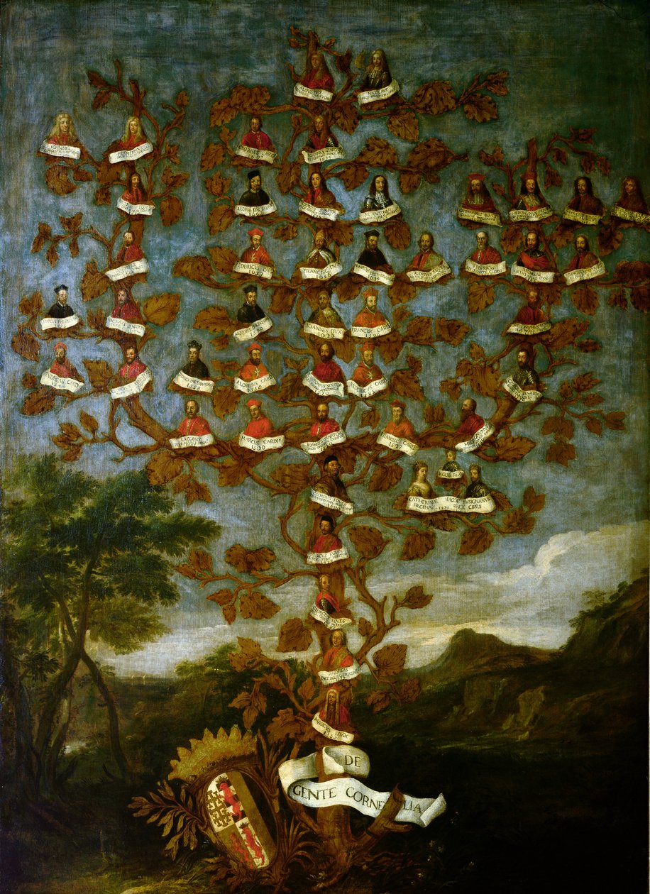 A Cornaro család családfája alkotó: Italian School