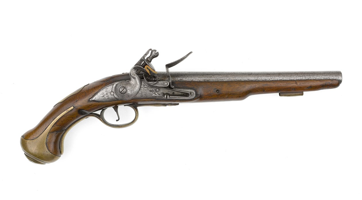 Flintlock 0,579 hüvelykes pisztoly Charles Churchill ezredes tulajdonában alkotó: Italian School