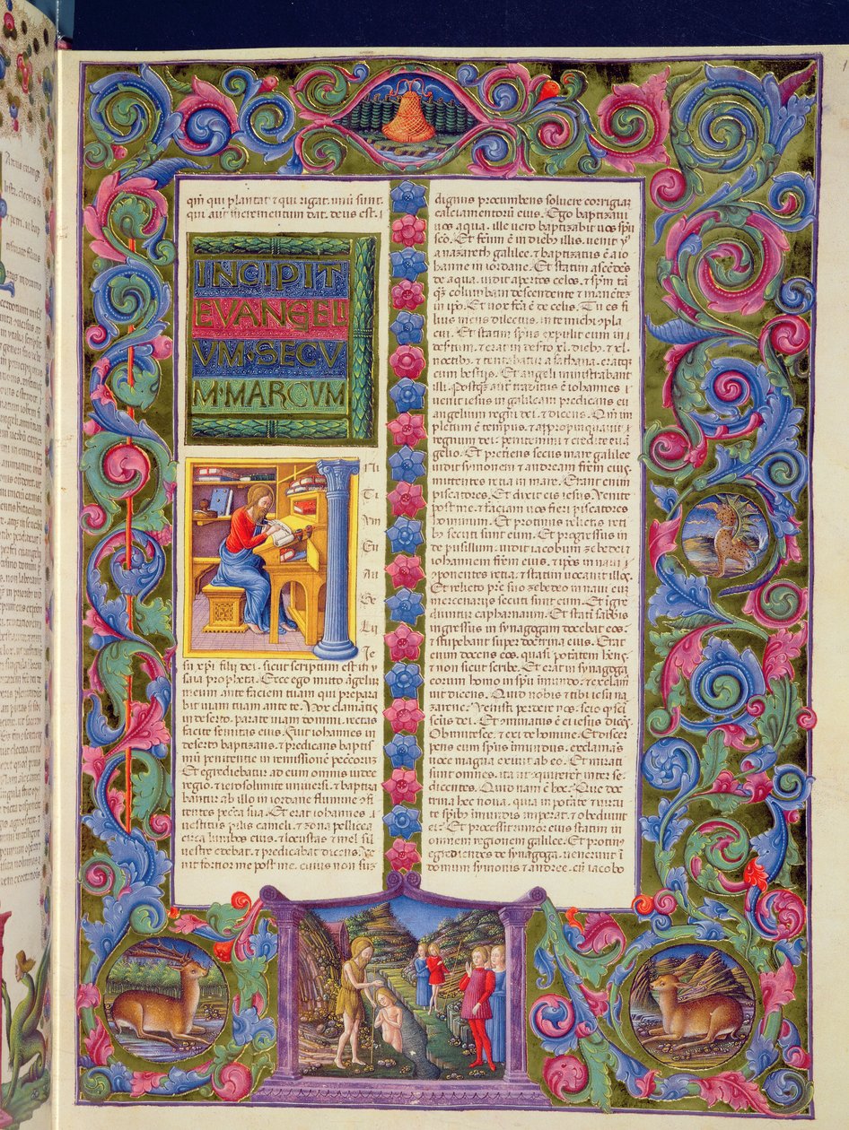 Fol.149r Márk második evangéliuma, a Borso d