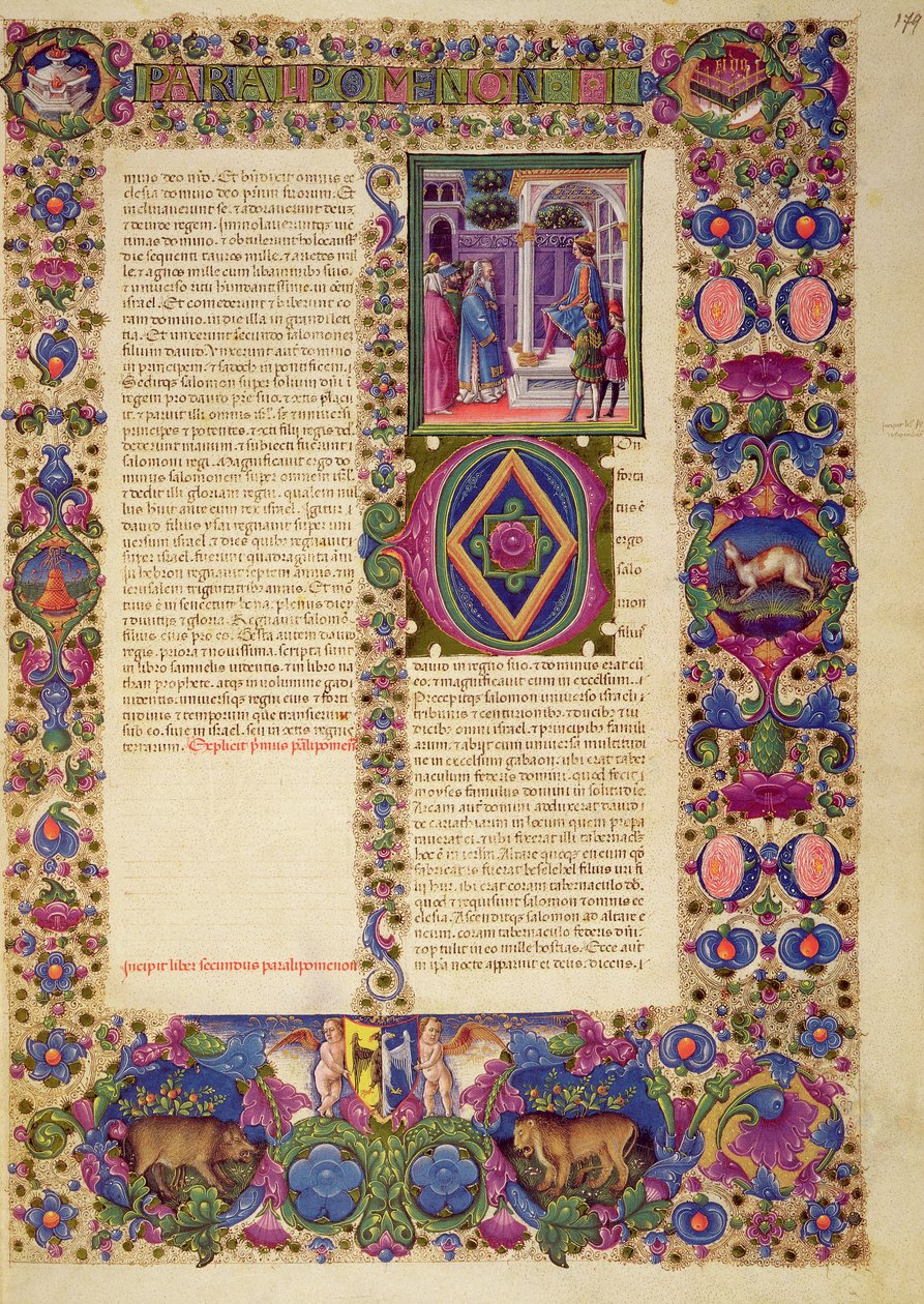Fol.179r Krónikák könyve, a Borso d