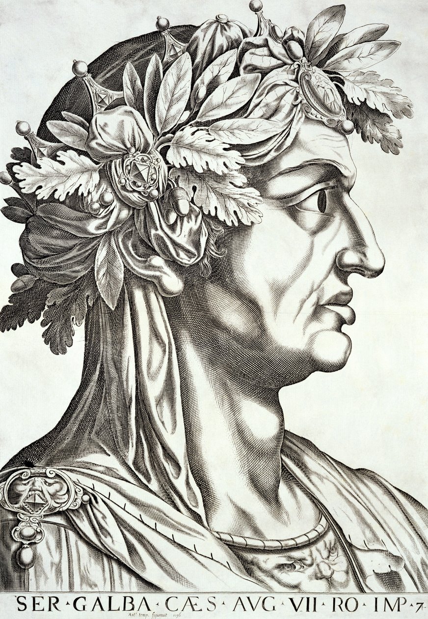 Galba Caesar (Kr. e. 3-69), 1596 alkotó: Italian School