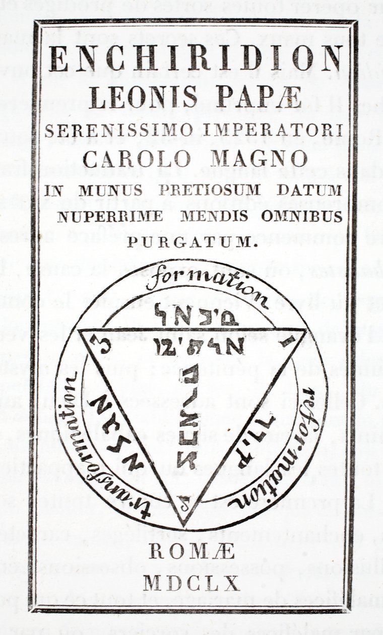 Leó pápa grimoire III alkotó: Italian School