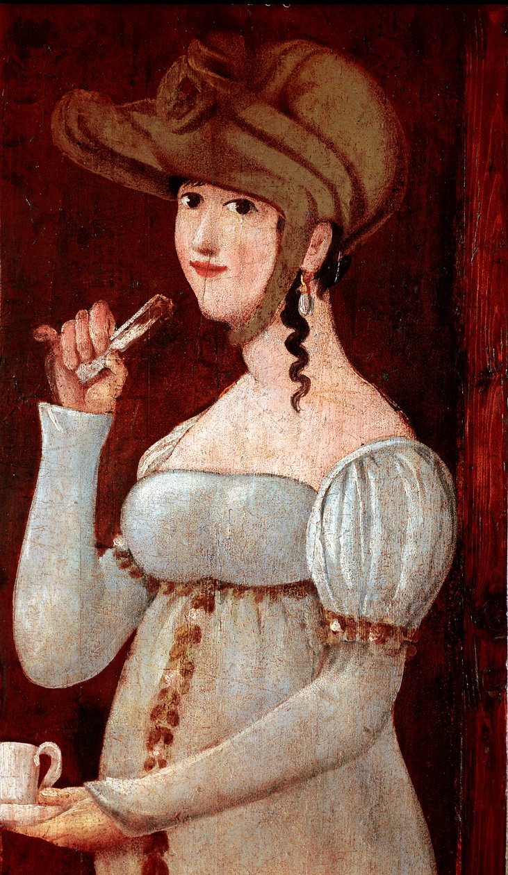 Kézműves csokoládé: kóstoló. Névtelen festmény jel. 1875-1900 Milánó, museo di Milano alkotó: Italian School