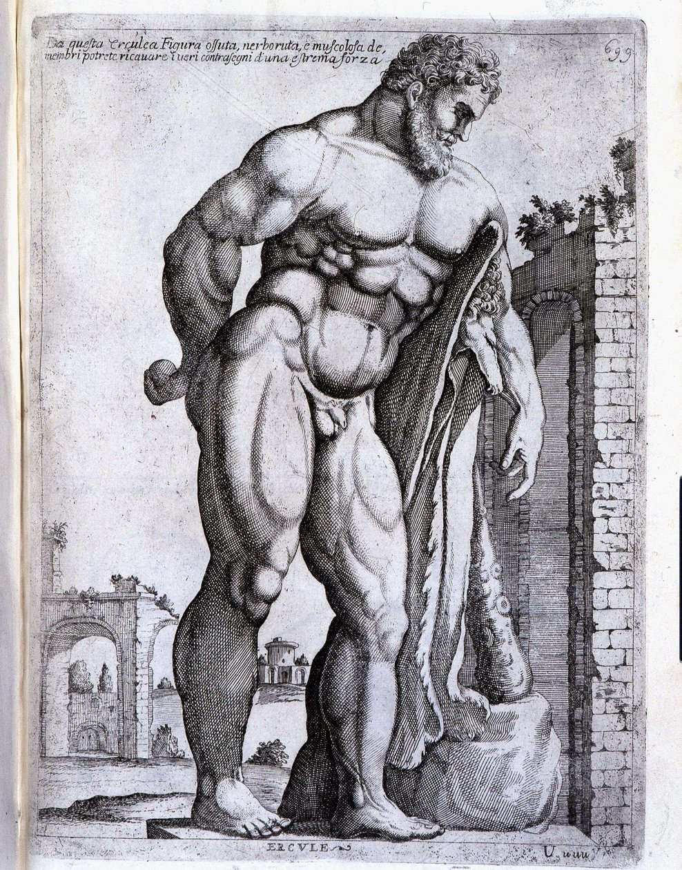 Hercules (Heraclès) - az „Opera di Giuseppe d’Alessandro” című filmben, szerk. Nápoly alkotó: Italian School