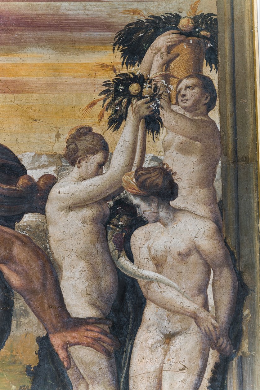 Herkules megöli Antaeust, a Sárga Szobából alkotó: Italian School