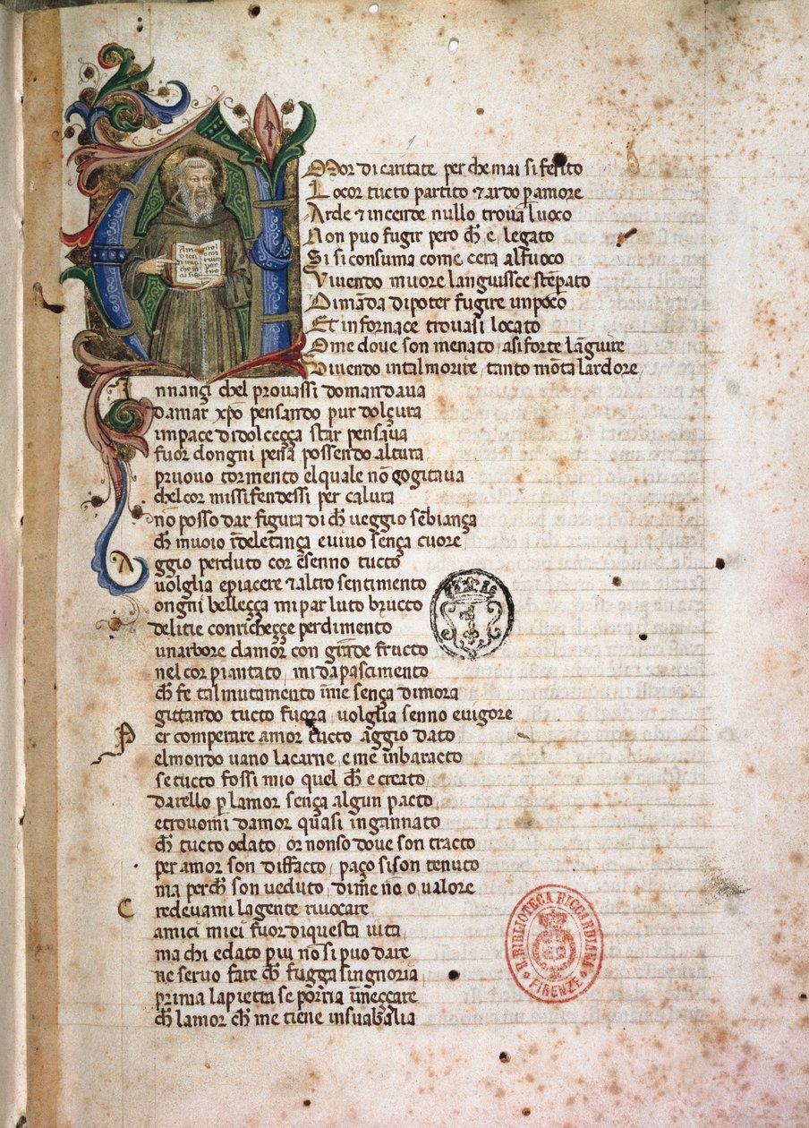 Laudae-ból kezdődik. 15. század (Illuminált kézirat) alkotó: Italian School