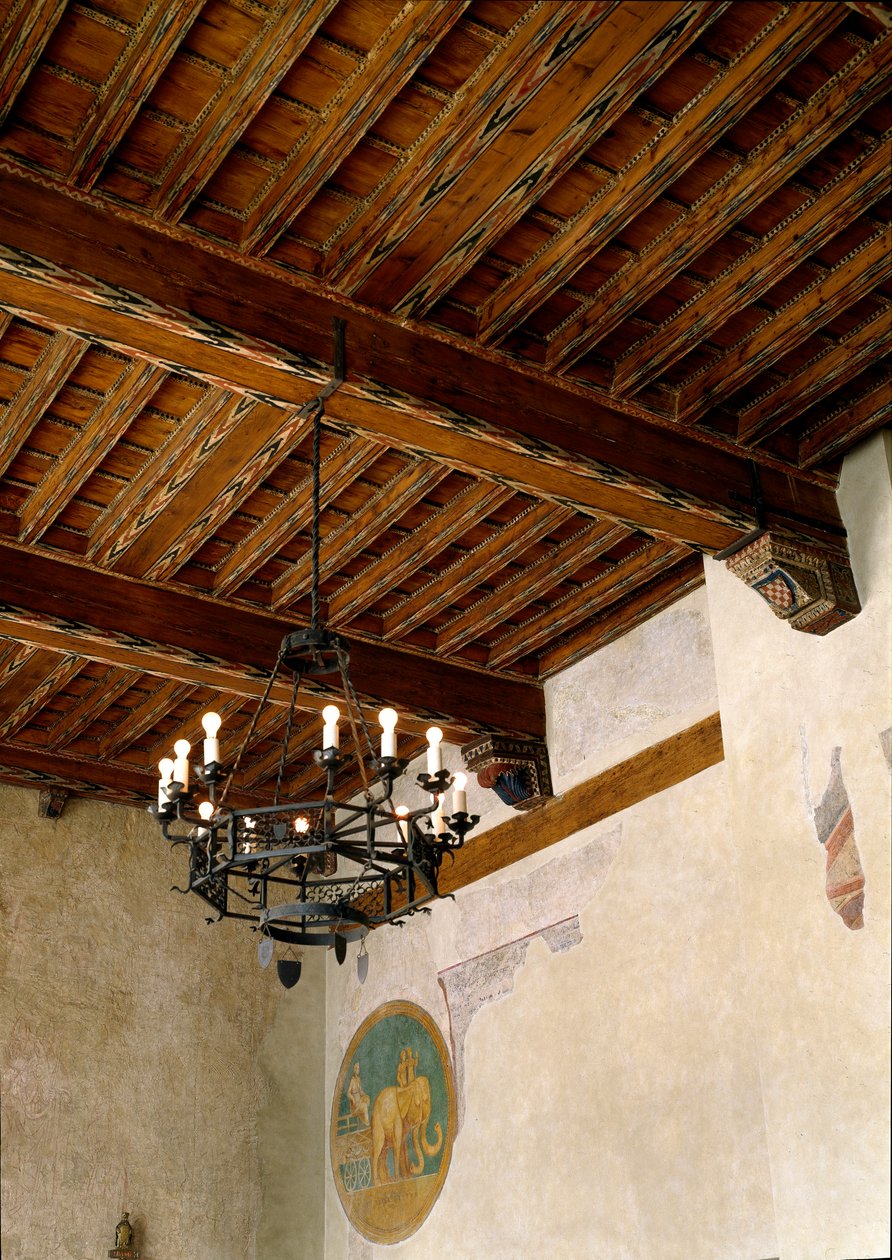 A városháza belső képe (Palazzo degli Anziani) alkotó: Italian School