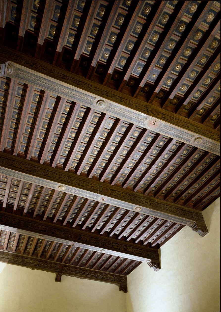 A városháza belső képe (Palazzo degli Anziani) alkotó: Italian School