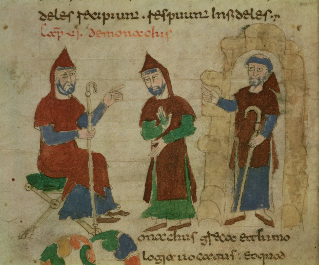 Egy bencés szerzetes beruházása, Rabanus Maurus (780-856 körül) Az Univerzumból, 1023 alkotó: Italian School