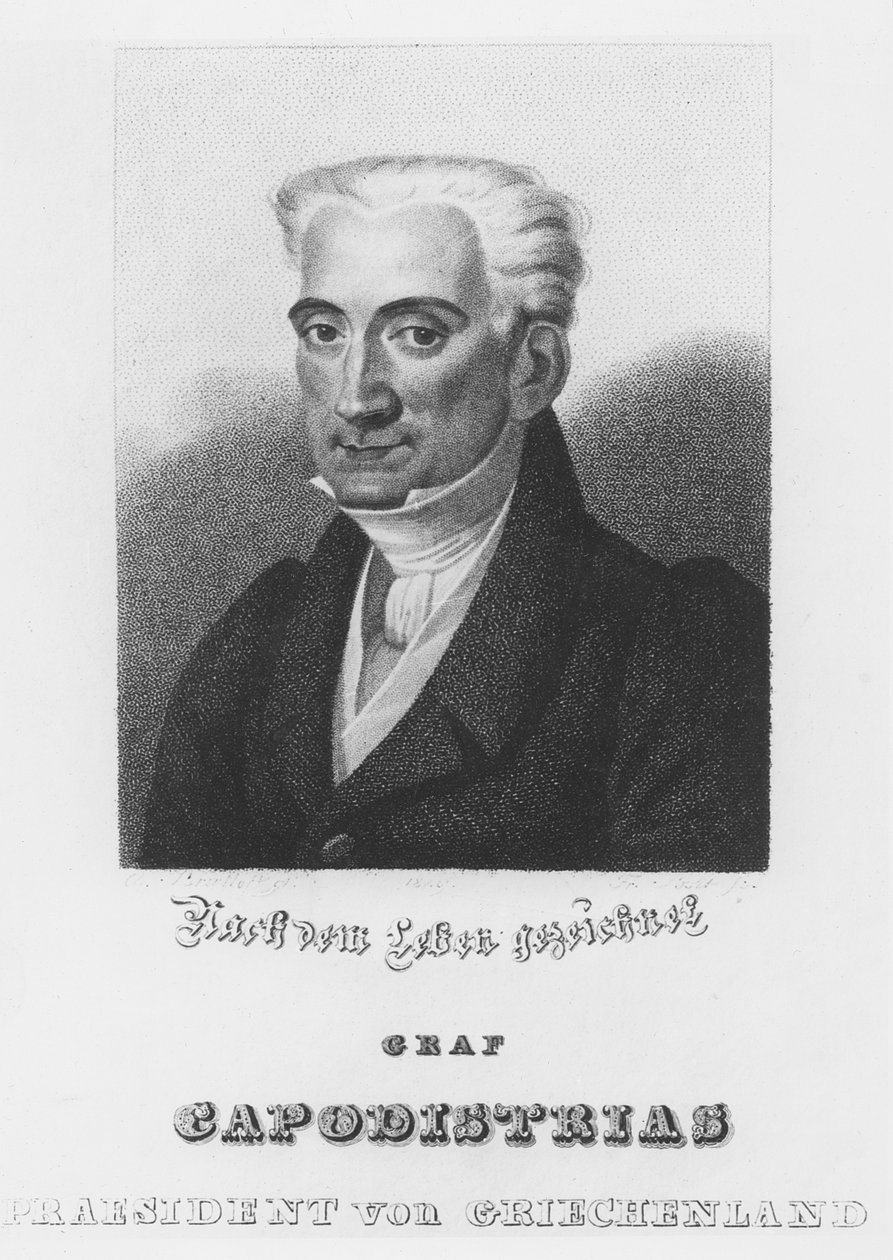 Ioannis Kapodistrias (metszet) alkotó: Italian School