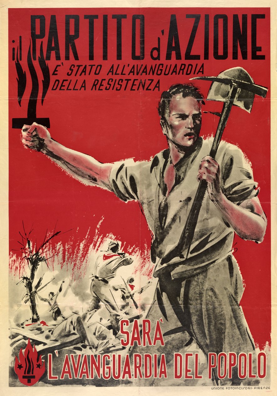 Olasz propagandaplakát "Partito d