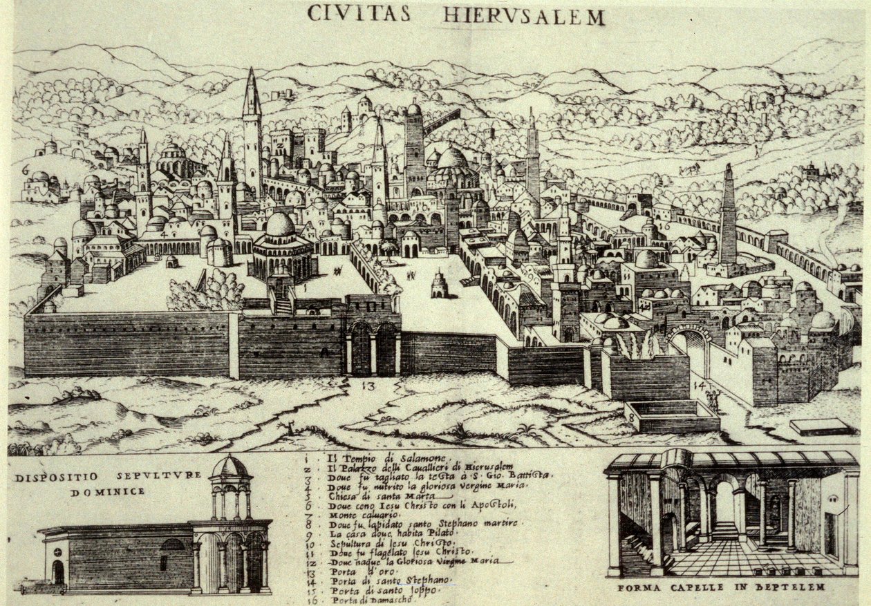 Jeruzsálem, 1581 alkotó: Italian School