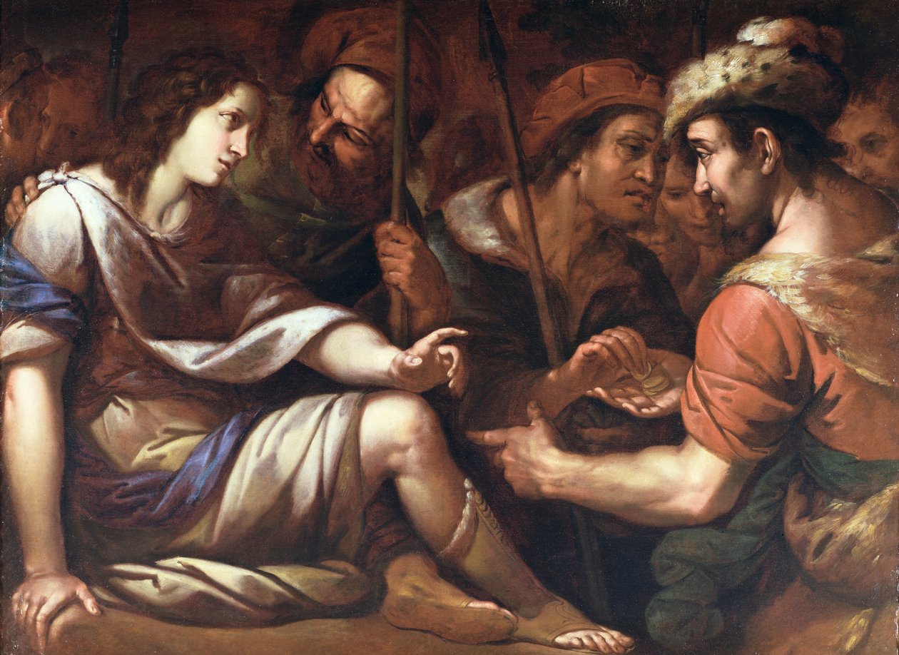 Józsefet eladták testvérei, 1650 körül (olaj, vászon) alkotó: Italian School