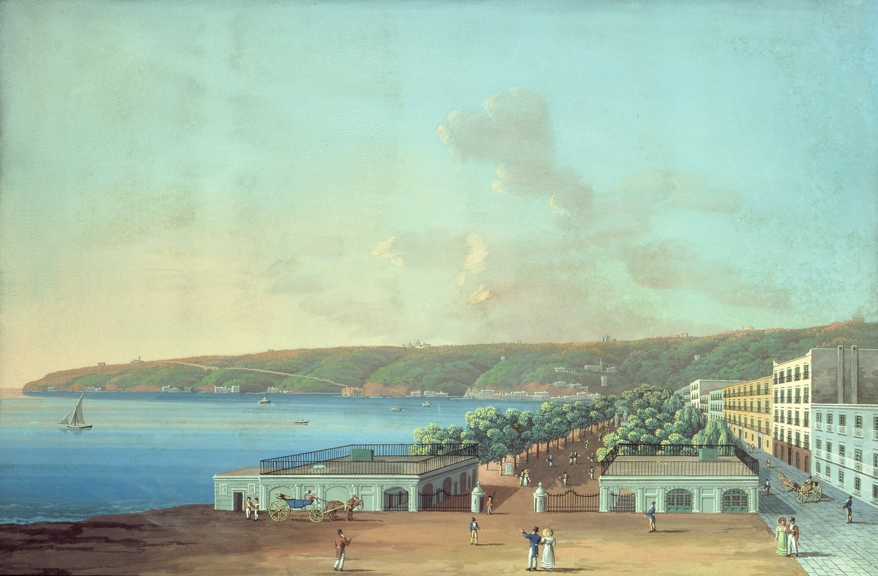La Villa Reale (gouache a fedélzeten) (lásd még: 207963, 207964, 207965) alkotó: Italian School