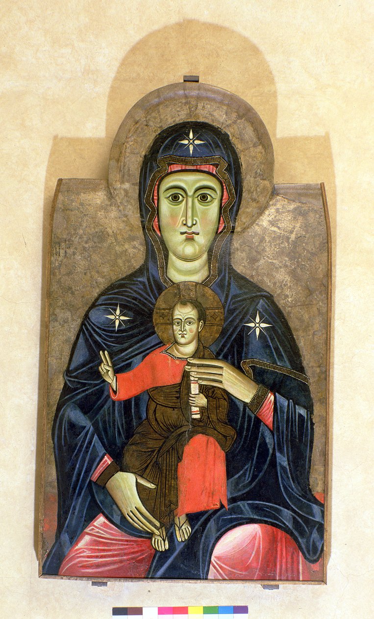 A Szenvedély Madonna (tempera a panelen) alkotó: Italian School