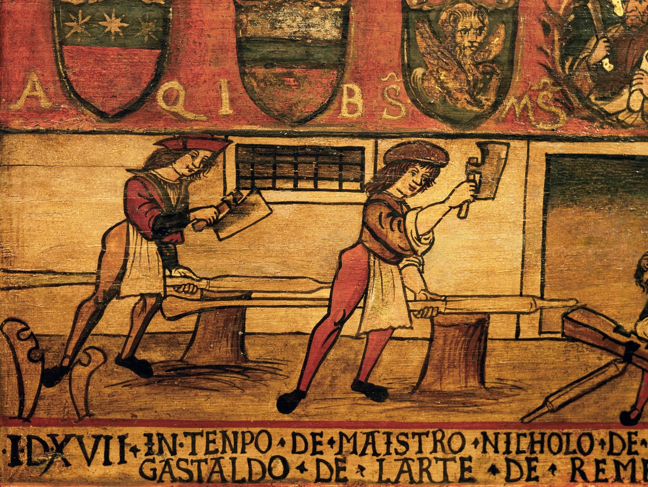 Mariegole (szabálykönyv), Art of Oars, Detail, Olaszország alkotó: Italian School