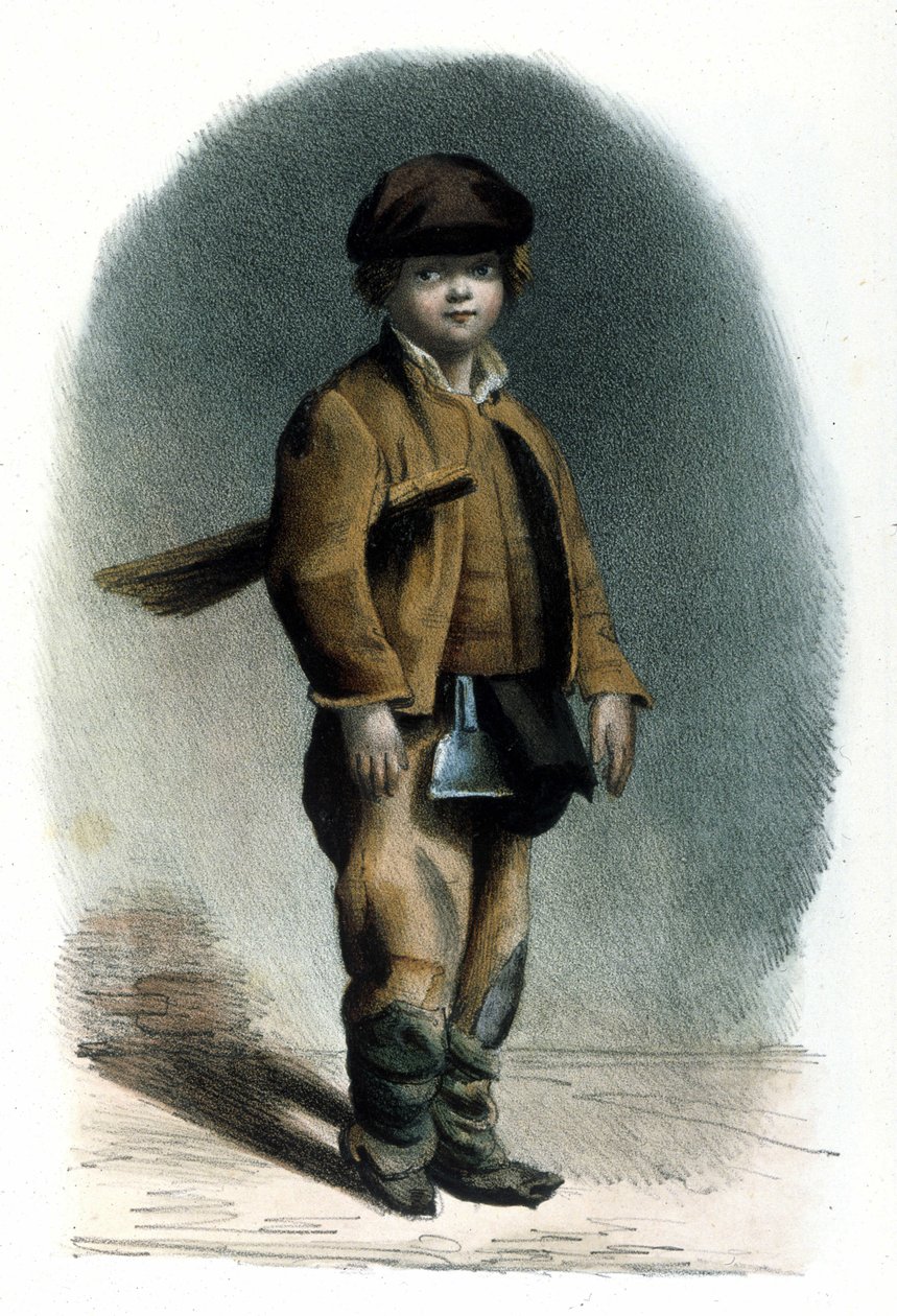 Milánói Metike: Kéménykémény kémény. 1830 Locano metszet. alkotó: Italian School