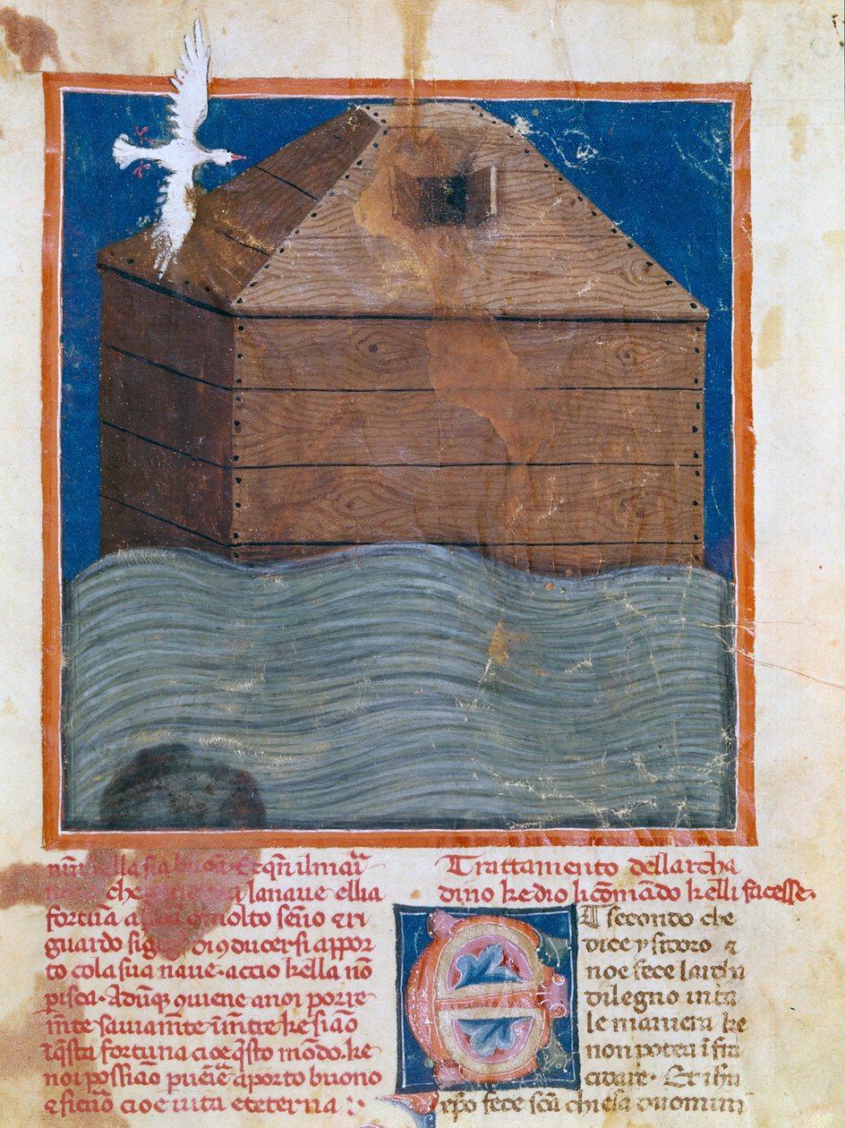 Kisasszony. II.VI.16, c 83a, Noé bárkája alkotó: Italian School