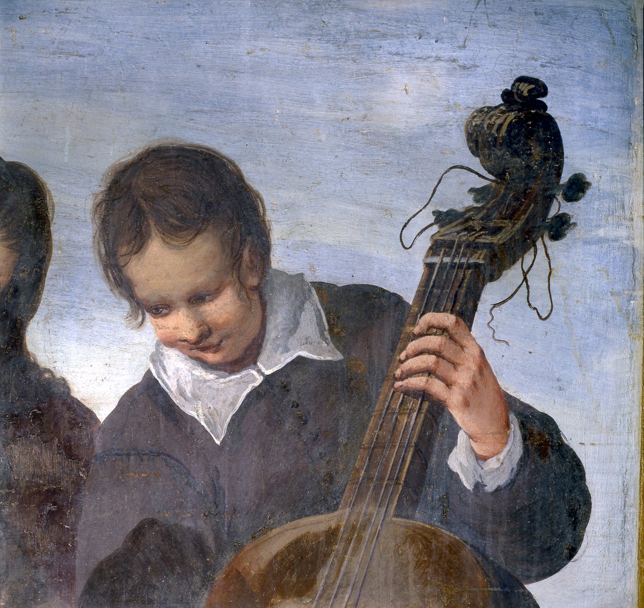 Zenész, részlet alkotó: Italian School