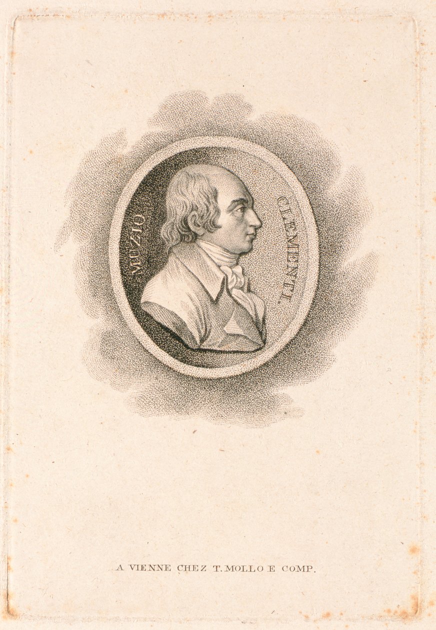 Muzio Clementi (1752-1832) (mezzotint) alkotó: Italian School